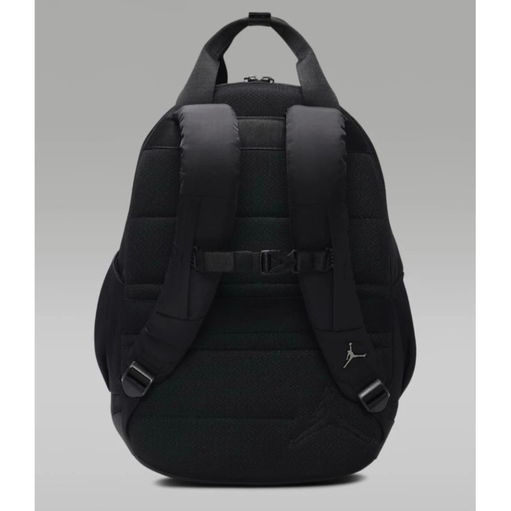 Nike Jordan Black Laptop Backpack Shoe Compartment Travel School Gym Bag NWT - Picture 2 of 11